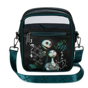Disney Parks Nightmare Before Christmas Jack & Sally Loungefly Crossbody